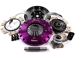 Spojková sada Xtreme Clutch - 230mm Ceramic Twin Plate včetně setrvačníku a CSC 1000Nm