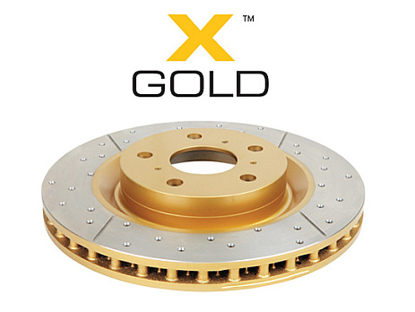 Brzdový kotouč DBA Street Series X Gold Vrtaný a Drážkovaný