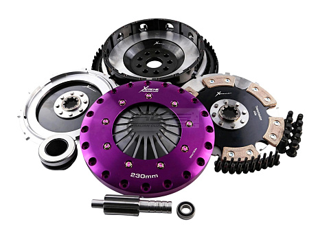 Spojková sada Xtreme Clutch - 230mm Rigid Ceramic Twin Plate včetně setrvačníku 1800Nm