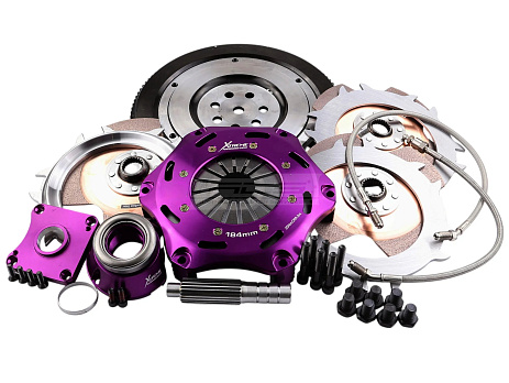 Spojková sada Xtreme Clutch Motorsport - 184mm Rigid Ceramic Triple Plate včetně setrvačníku a CSC