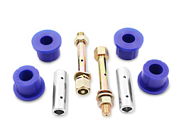 SuperPro sada silentbloku oka přední pružiny a čepu (80 duro/ShA)