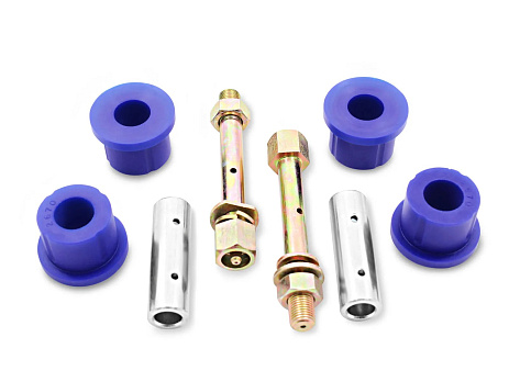 SuperPro sada silentbloku oka přední pružiny a čepu (80 duro/ShA)