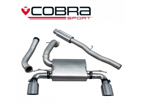 COBRA Sport Cat Back výfuk pro Ford Focus RS MK3 2015+ (bez regulace)