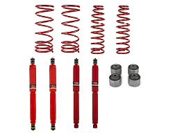 Pedders 51mm zesílený zvýšený podvozek. Toyota Landcruiser 80 series