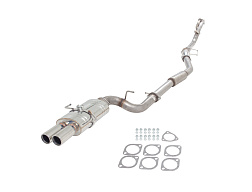 Xforce 3" turbo-back systém, 409 surová nerezová ocel (pouze pro okruhové a off-road použití) Nissan 200SX S14