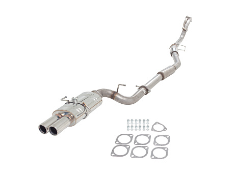 Xforce 3" turbo-back systém, 409 surová nerezová ocel (pouze pro okruhové a off-road použití) Nissan 200SX S14