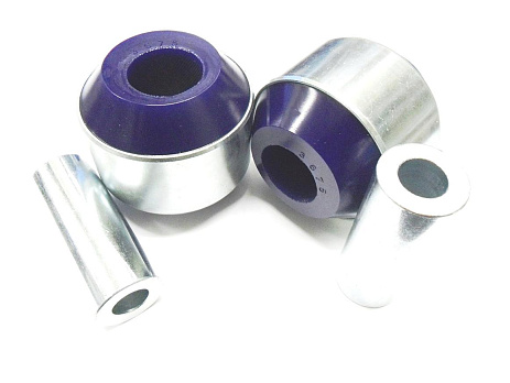 SuperPro zadní vyosená sada silentbloků spodního předního ramene (80 duro/ShA)