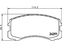 Pedders brzdové destičky