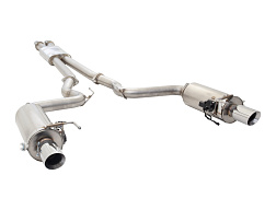 Xforce 3" cat-back systém s kulatými Varex tlumiči, 304 nerezová ocel