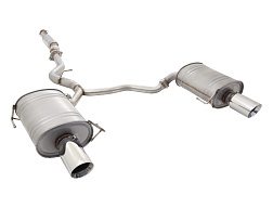 Xforce 2.25" cat-back systém, 409 surová nerezová ocel SUBARU Legacy 04-09