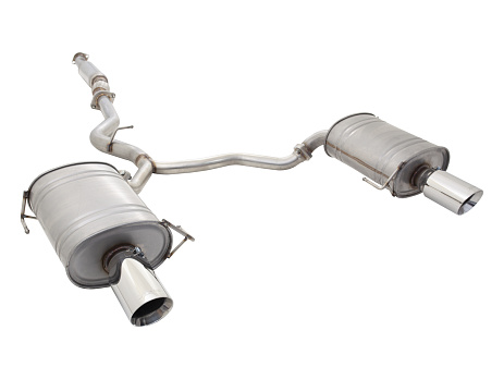 Xforce 2.25" cat-back systém, 409 surová nerezová ocel SUBARU Legacy 04-09