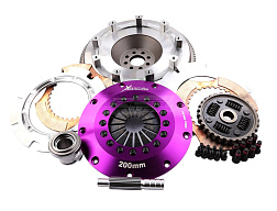 Spojková sada Xtreme Clutch - 200mm Ceramic Twin Plate včetně setrvačníku 1200Nm