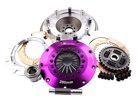 Spojková sada Xtreme Clutch - 200mm Ceramic Twin Plate včetně setrvačníku 1200Nm