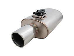 Xforce Oválné tělo 6" x 10" x 15" (15,24cm x 25,4cm x 38,1cm) středový vstup/středový výstup 3" příruba, 4" jednoduchá koncovka