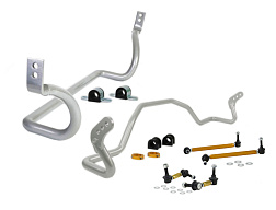 Whiteline nastavitelné stabilizátory Přední i Zadní včetně spoj. Tyčí Mitsubishi Lancer 08-17 CJ. CY