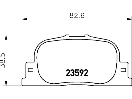 Pedders brzdové destičky