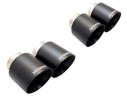 Xforce 4" matně černé koncovky