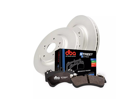 Brake Kit - Street Series En-Shield Plain & Street Series Brake Pads  (2x DBA3766E + DB15074SS)