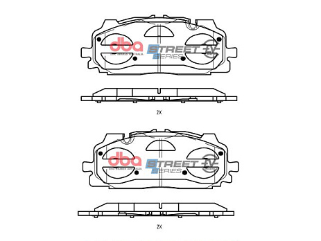 Brzdové destičky DBA Street Series EV