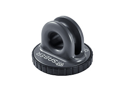 SABER 6061 hliníkový spojený navijákový thimble PRO – Cerakote šedá
