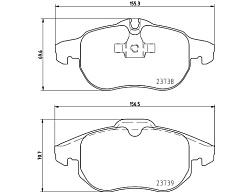 Pedders brzdové destičky