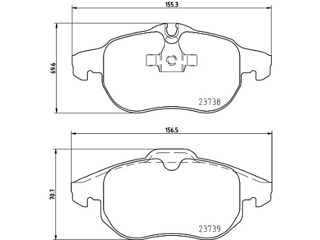 Pedders brzdové destičky