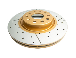 DBA Brzdový kotouč Street Series X Gold vrtaný a drážkovaný