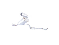 Xforce 3" cat-back systém, 409 surová nerezová ocel Ford Focus ST 06-11