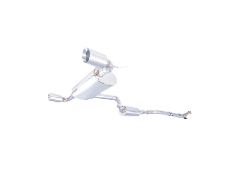 Xforce 3" cat-back systém, 409 surová nerezová ocel Ford Focus ST 06-11