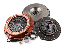 Spojková sada Xtreme Outback Organic zesílená včetně setrvačníku 560Nm 1100Kg (40% navýšení) – konverze na jednohmotový setrvačník