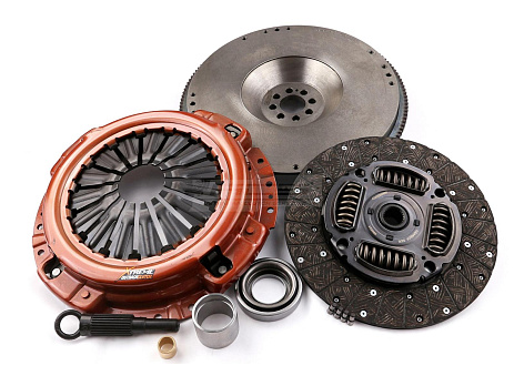 Spojková sada Xtreme Outback Organic zesílená včetně setrvačníku 560Nm 1100Kg (40% navýšení) – konverze na jednohmotový setrvačník