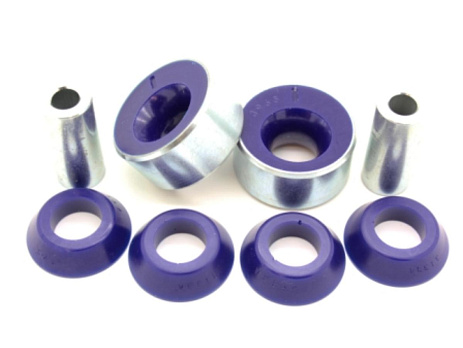 SuperPro přední řídicí rameno – zadní silentbloky (+caster/dvojitý offset) (80 duro/ShA)