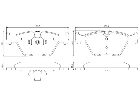 Pedders SportsRyder EURO kevlar-keramické brzdové destičky