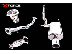 Xforce 3" turbo-back systém, 304 nerezová ocel (pouze pro okruhové a off-road použití)