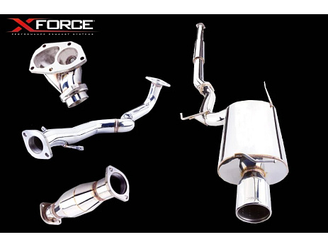 Xforce 3" turbo-back systém, 304 nerezová ocel (pouze pro okruhové a off-road použití)