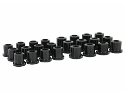 SuperPro přední a zadní sada silentbloků listového pera a oka pera pro extrémní zatížení (95 duro/ShA)