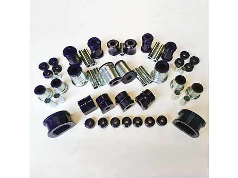 SuperPro Opel Kadett C - všechny [1973-1979] sada silentbloků (80 duro/ShA)