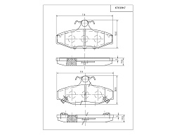 Pedders brzdové destičky
