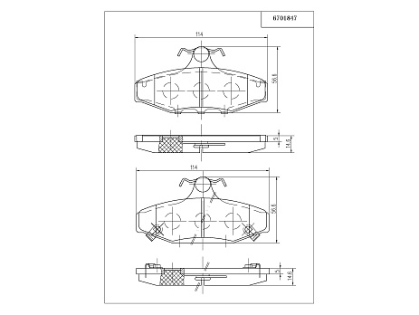 Pedders brzdové destičky