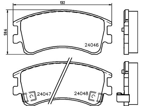 Pedders brzdové destičky