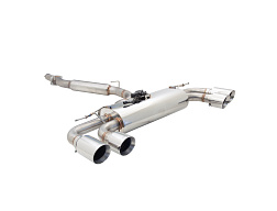Xforce 3" cat-back systém s Varex tlumičem, 304 nerezová ocel Audi S3 8V