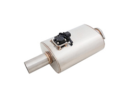 Xforce Oválné tělo 6" x 10" x 15" (15,24cm x 25,4cm x 38,1cm) středový vstup/středový výstup 3" příruba, 3" jednoduchý výstup