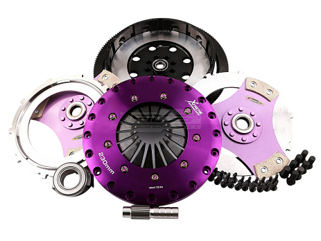 Spojková sada Xtreme Clutch - 230mm Rigid Ceramic Twin Plate včetně setrvačníku 1800Nm