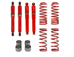 Pedders zvýšený podvozek 50 mm s tlumiči Foam Cell. Nissan Patrol, Y60 LWB (4.2D)