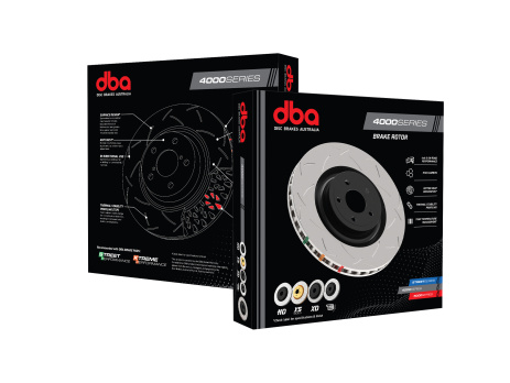 ZADNÍ sada - DBA4000 T3 Slot Sportovní Drážkované Brzdové kotouče Kia Stinger 3.3 T-GDi