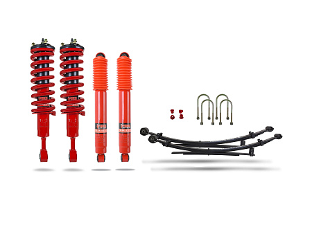 Pedders zvýšený podvozek 44 mm. Se zlepšeným komfortem a smontovanými tlumiči. Ford Ranger, PX