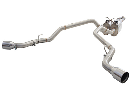 Xforce 2.5" na dvojitou 3" koncovku výfuku Varex cat-back soustavu, 304 nerezová ocel DODGE RAM