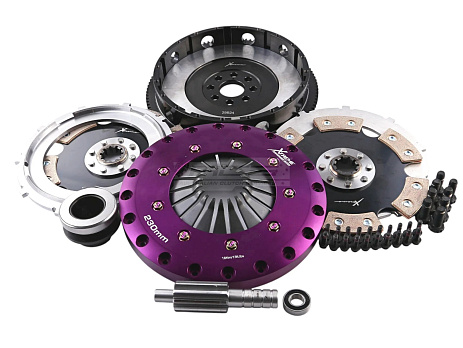 Spojková sada Xtreme Clutch - 230mm Rigid Ceramic Twin Plate včetně setrvačníku 1800Nm