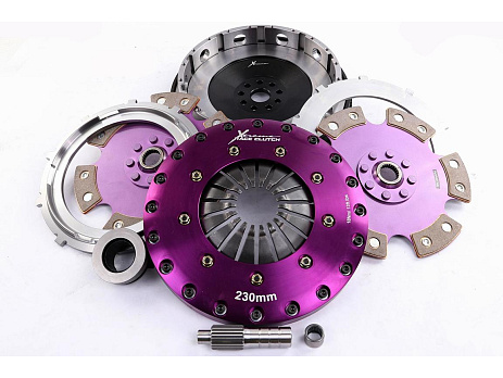 Spojková sada Xtreme Clutch - 230mm Rigid Ceramic Twin Plate včetně setrvačníku 1800Nm