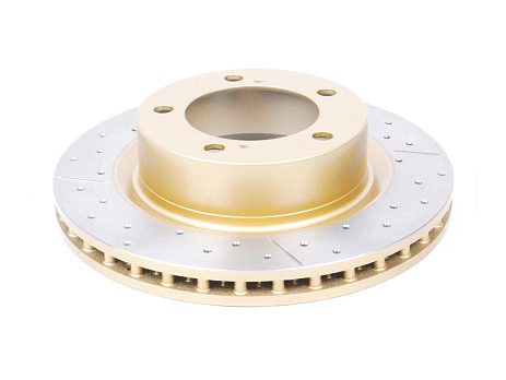Brzdový kotouč DBA Street Series X Gold Vrtaný a Drážkovaný